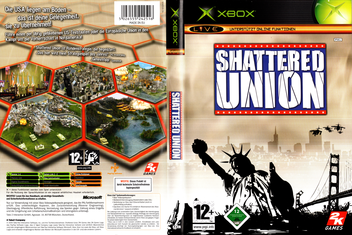 Shattered Union box art for Xbox